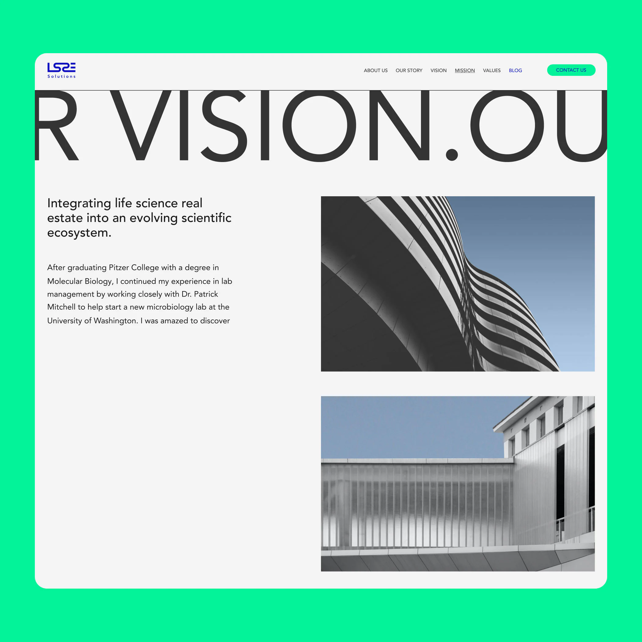 Website development for the LSRE Solution | Case Studies
