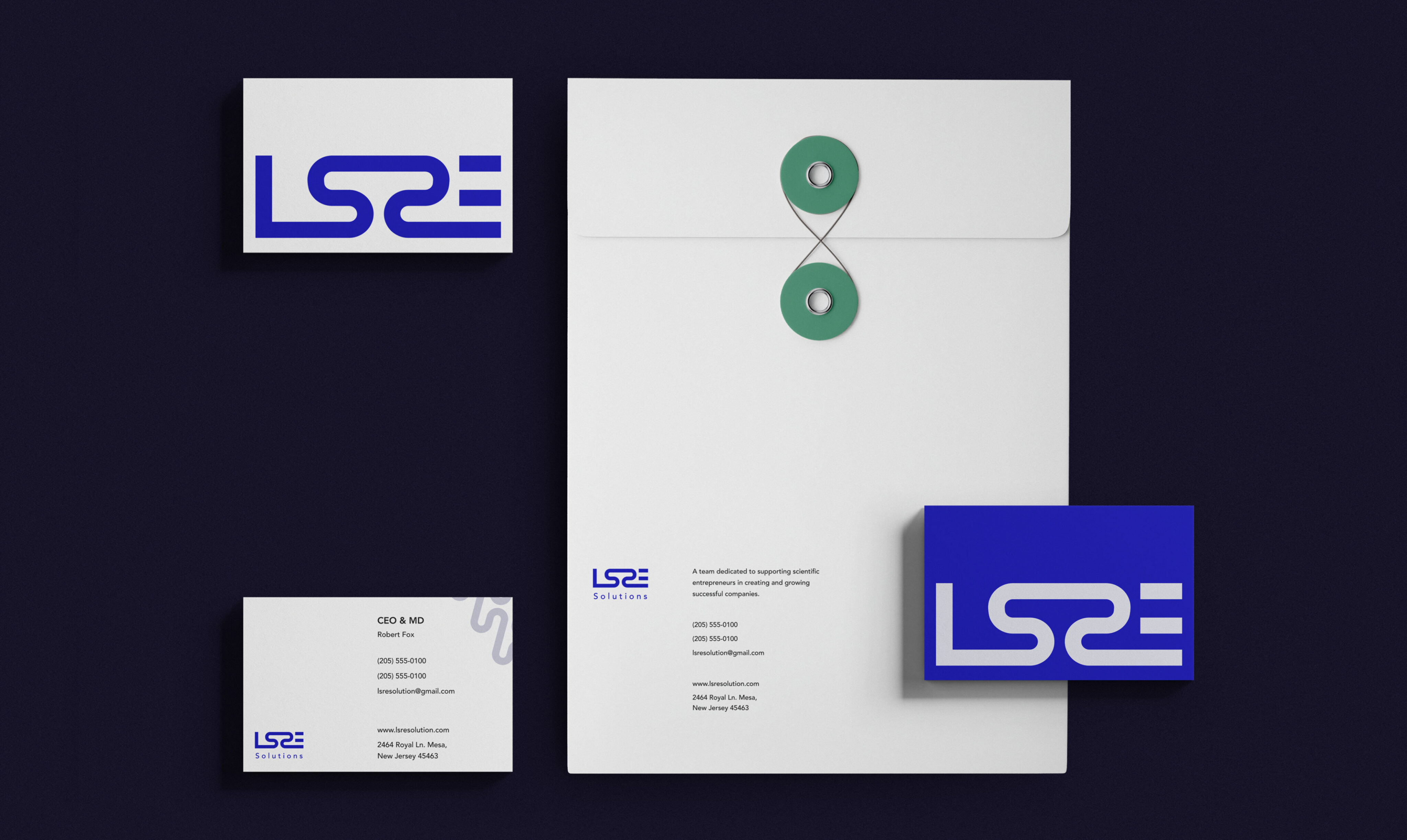 Business card Design | LSRE Branding | Case Studies