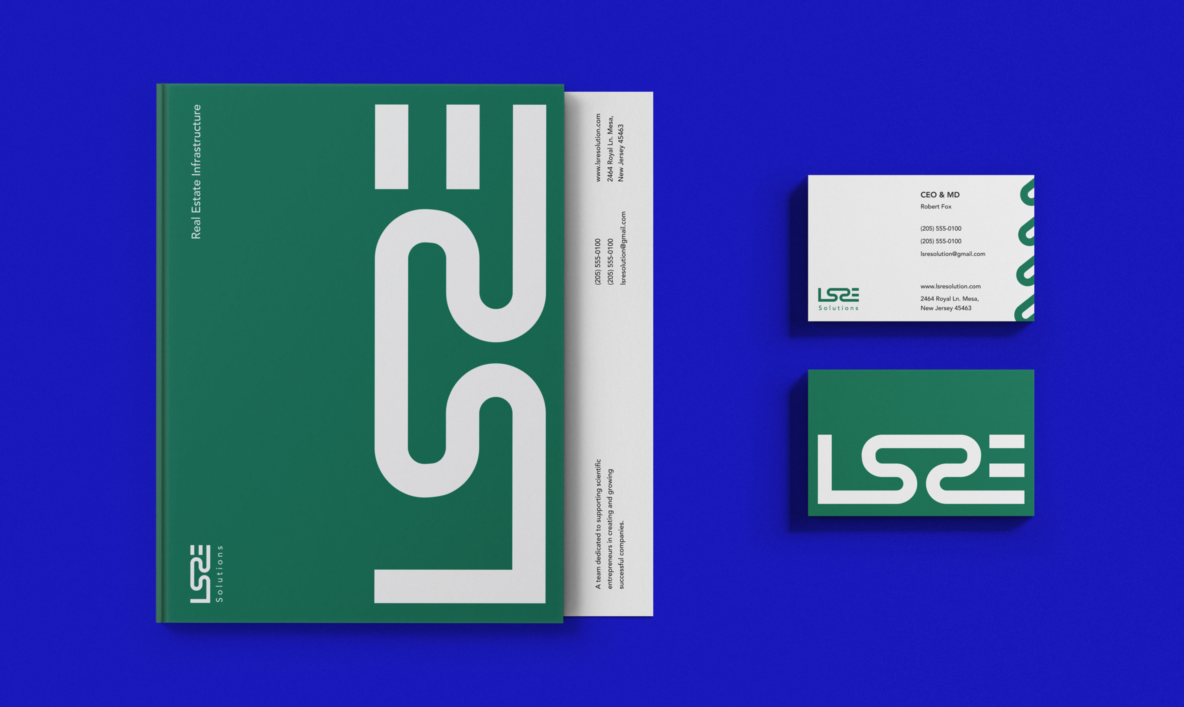 Business card design for LSRE Branding