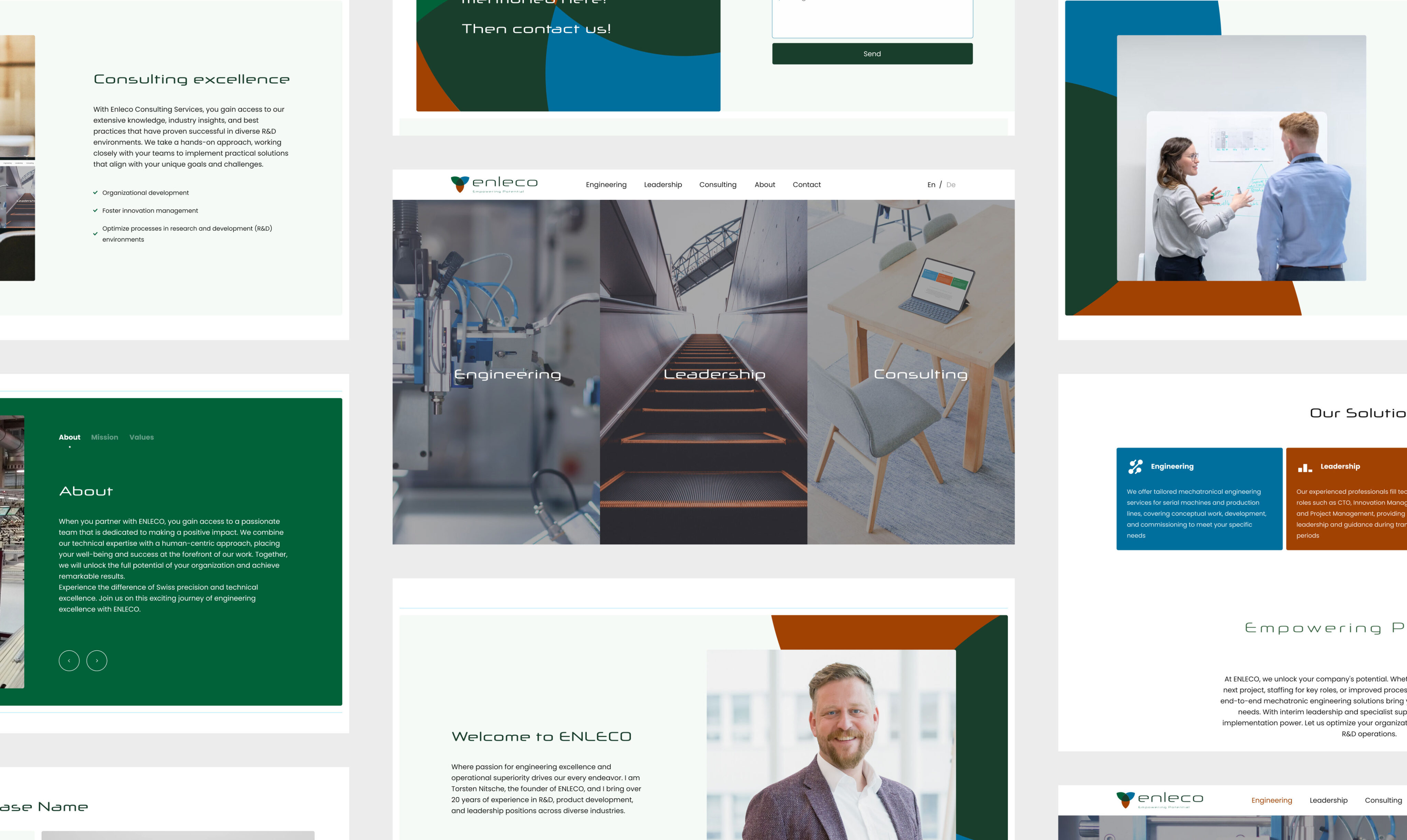 Web Design for Enleco