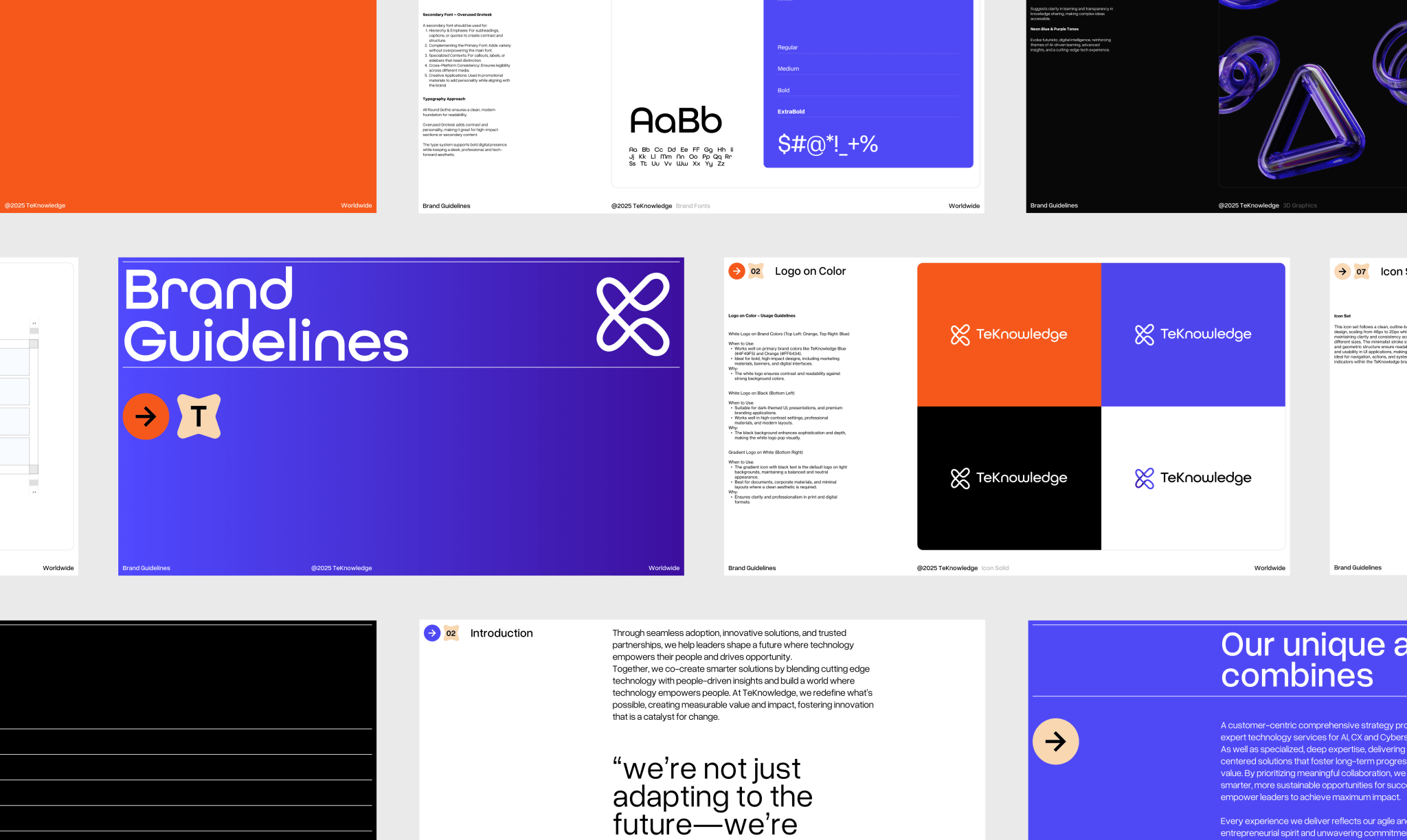 Brand guidelines layout TeKnowledge brand guidelines overview