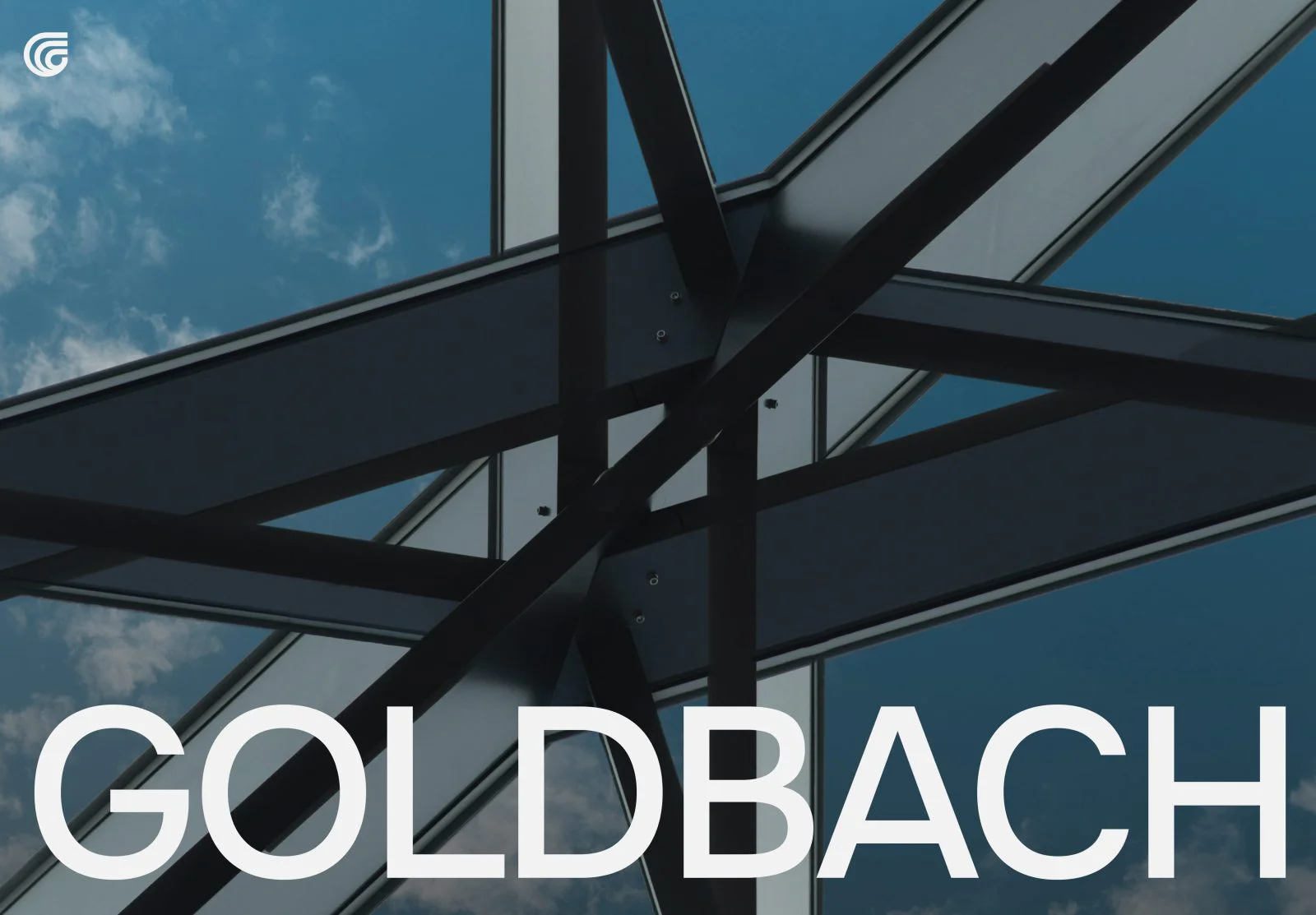 Abstract steel structure detail representing construction, architecture, and interconnected systems within Goldbach Group.
