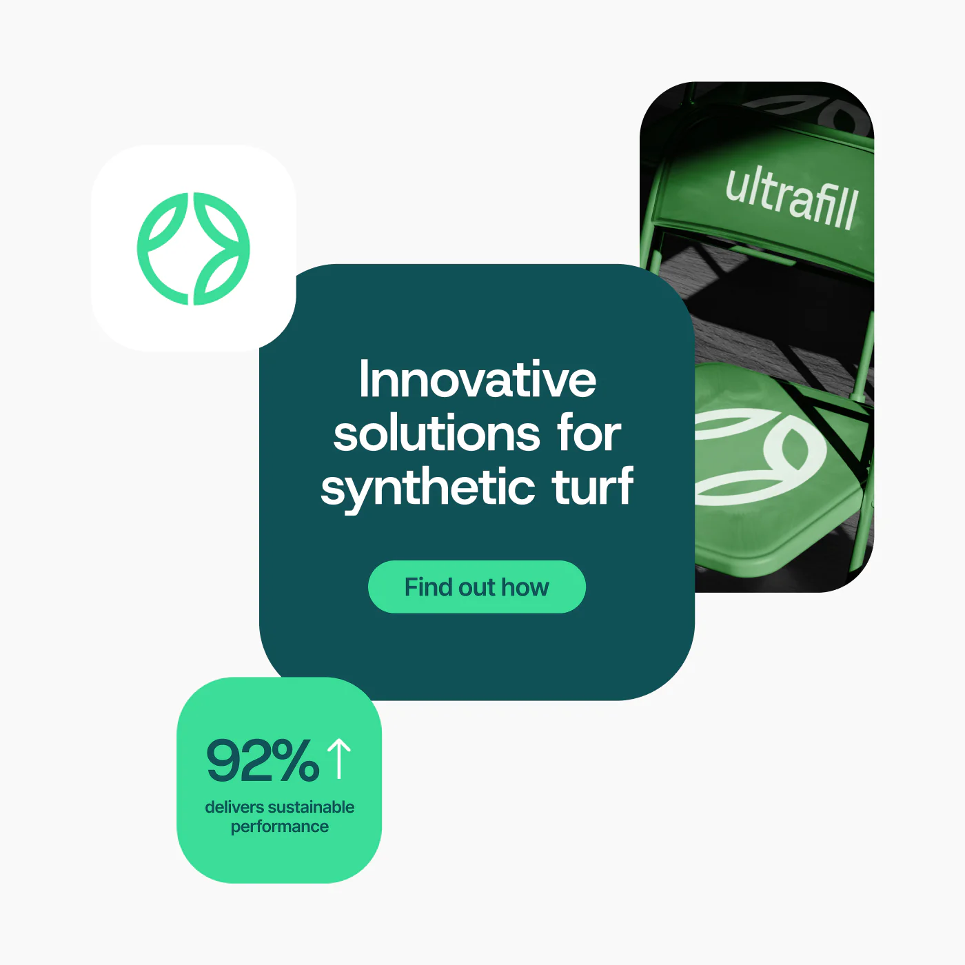 UltraFill synthetic turf solutions interface