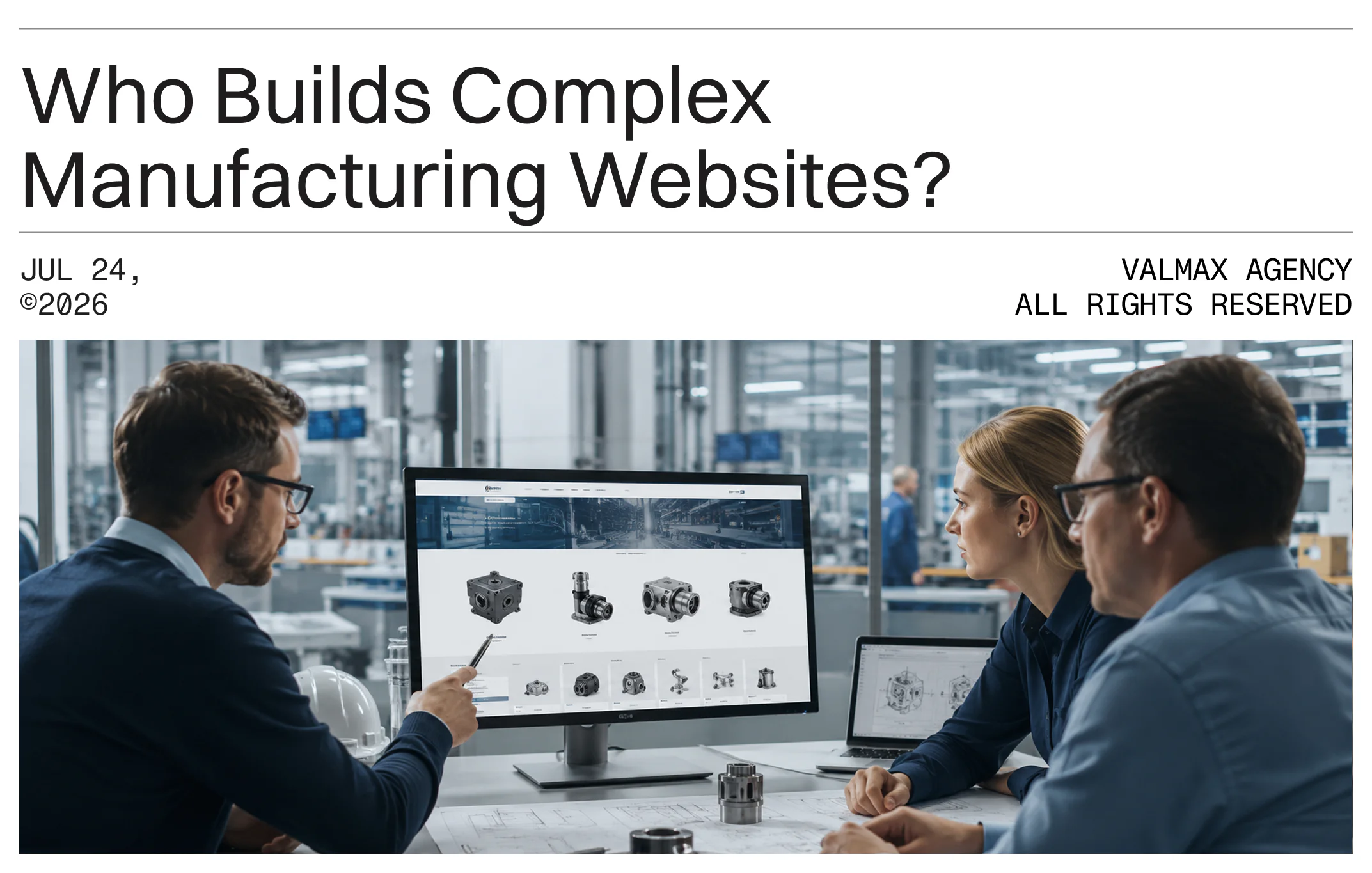 cover image Website Design for Complex Manufacturing Product Lines