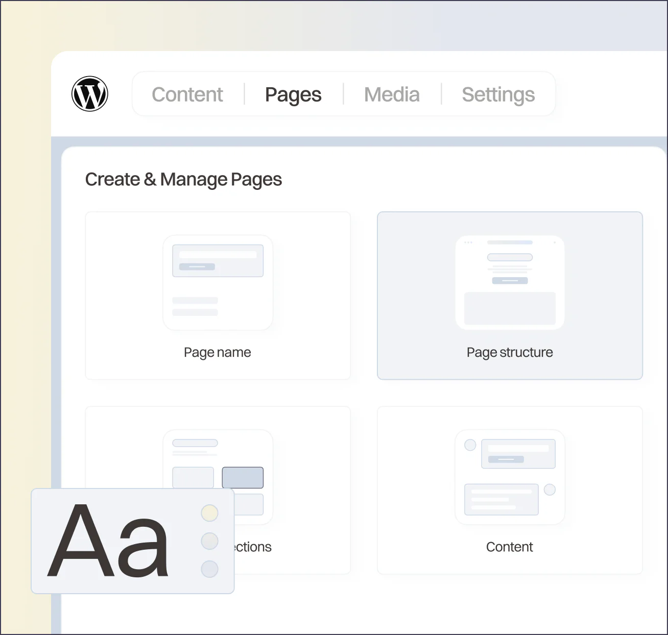 WordPress CMS for B2B Website Content Management WordPress content management system for creating and managing B2B website pages