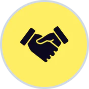 Business partnership icon