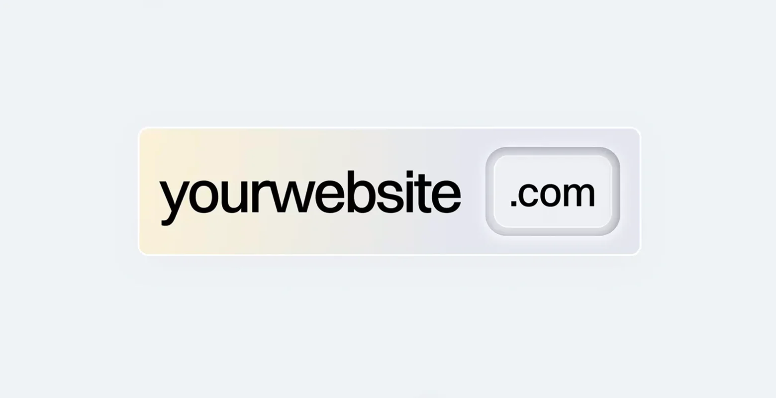custom website domain illustration