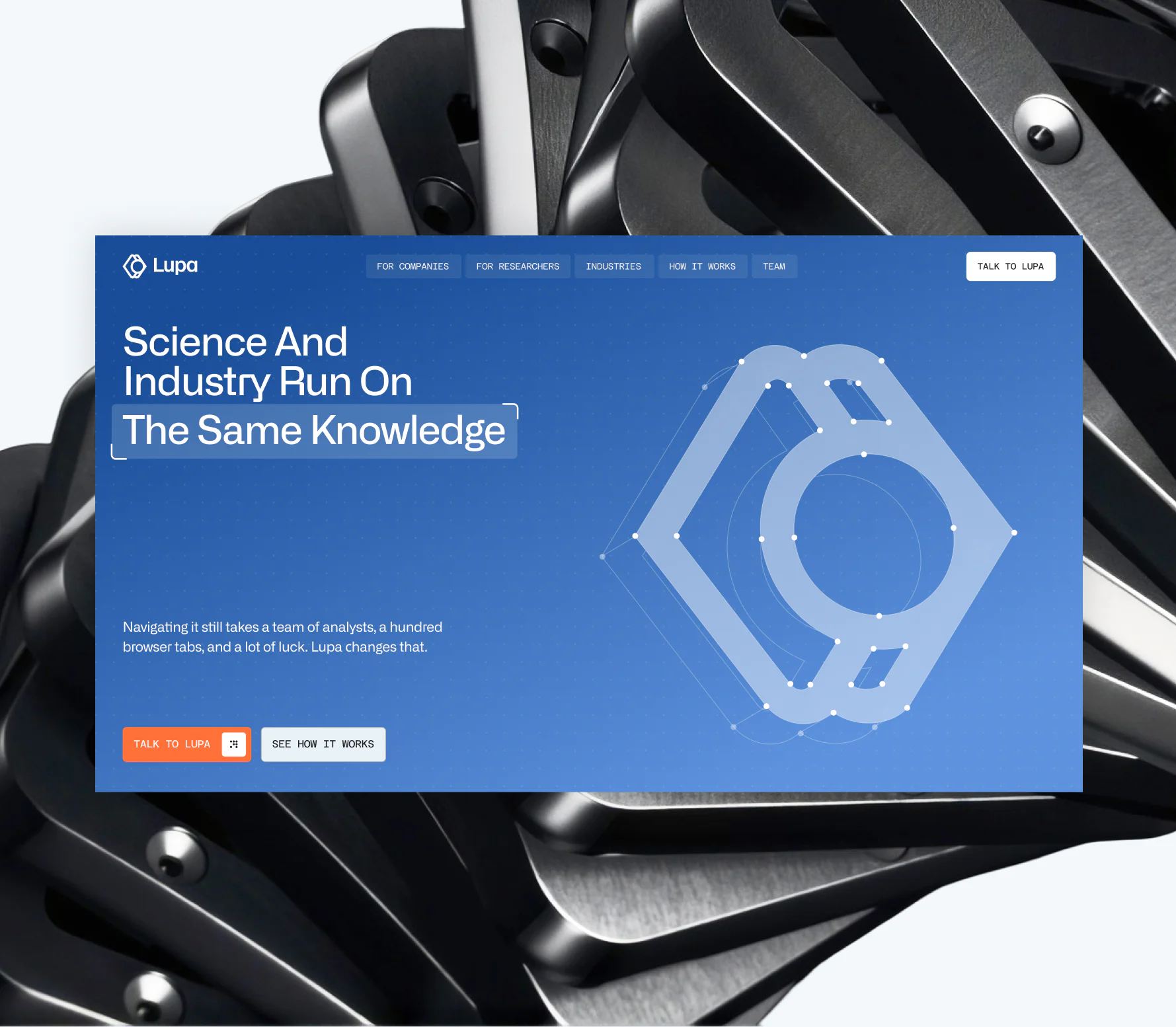Cover image LUPA — AI Platform Branding and Website Design