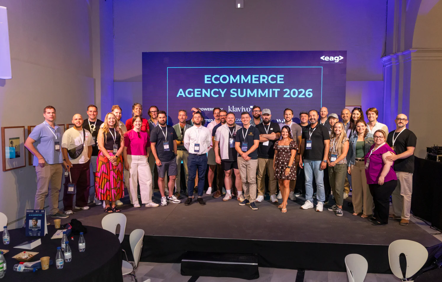 Vlad Bahatskyi and Oksana Simak at the EU Ecommerce Agency Summit 2026 in Seville