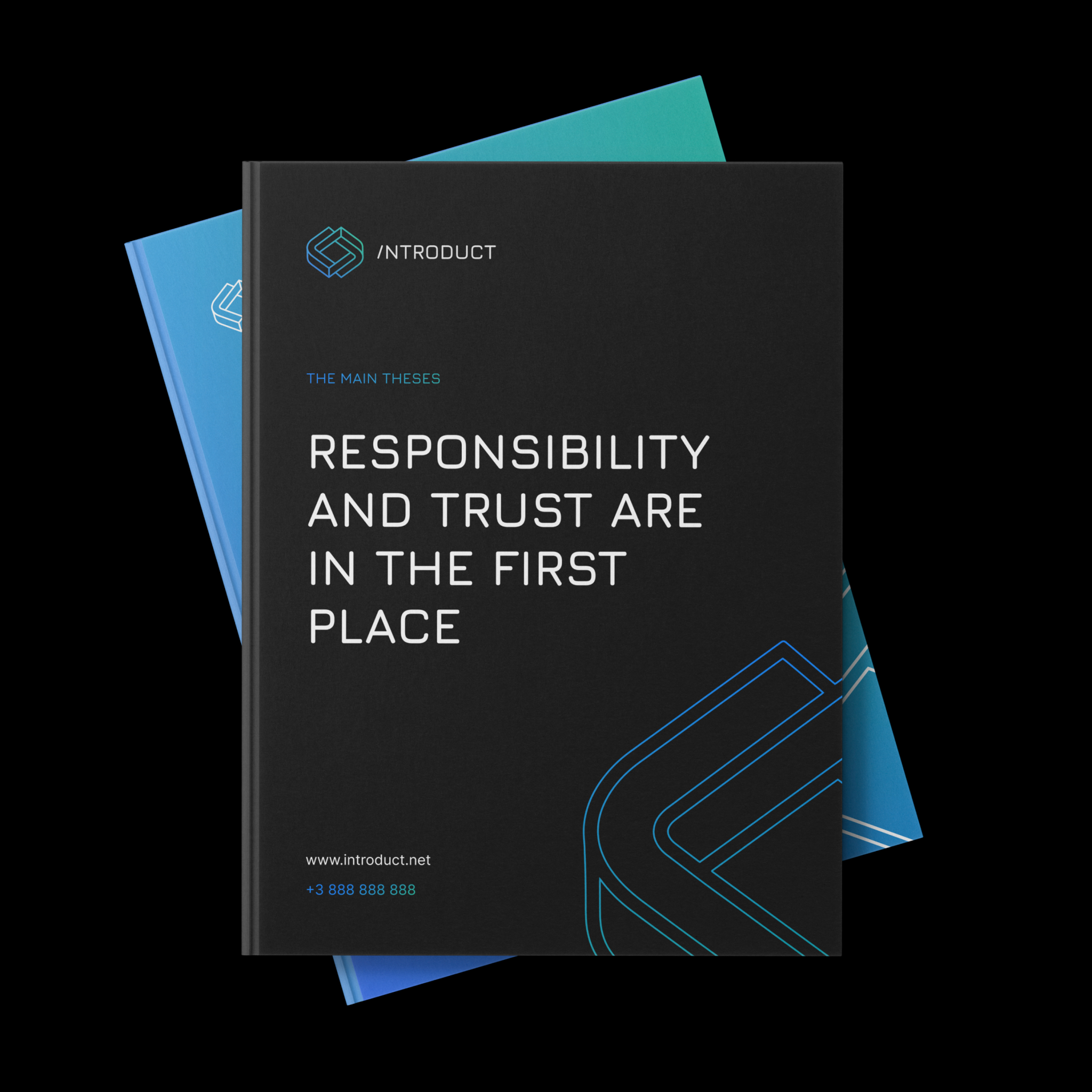 brand poster with the message “Responsibility and trust are in the first place”
