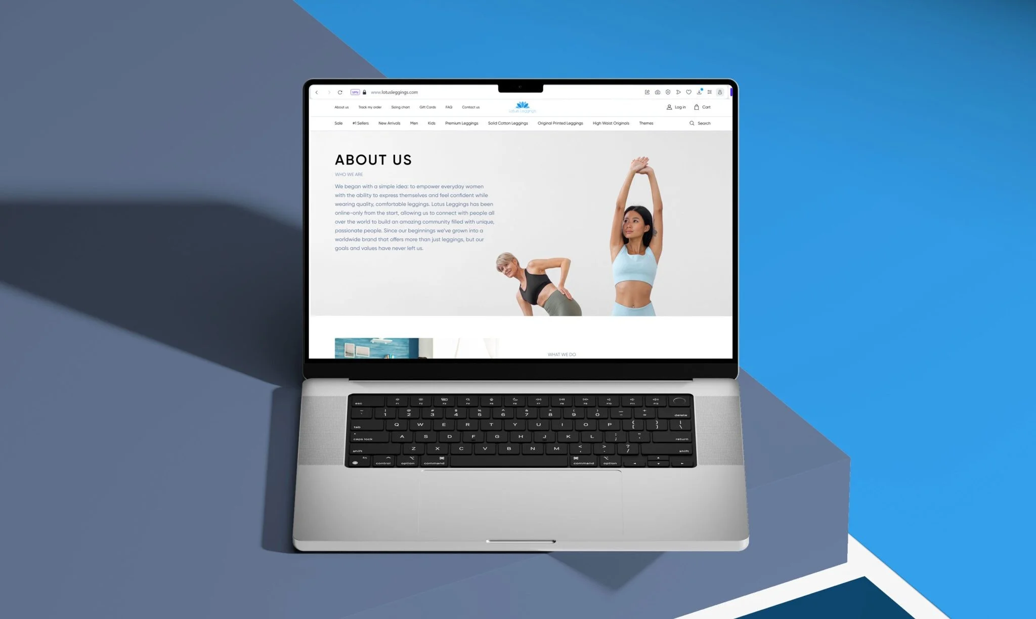 Website development for the Lotus Leggings Website development for the Lotus Leggings