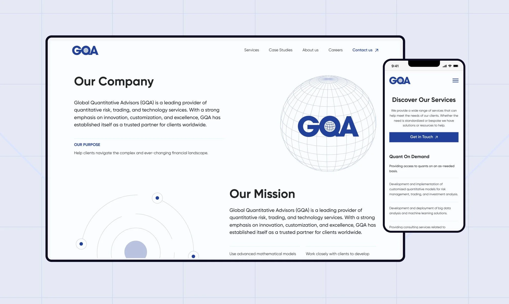 Wireframes of GQA Wireframes of GQA