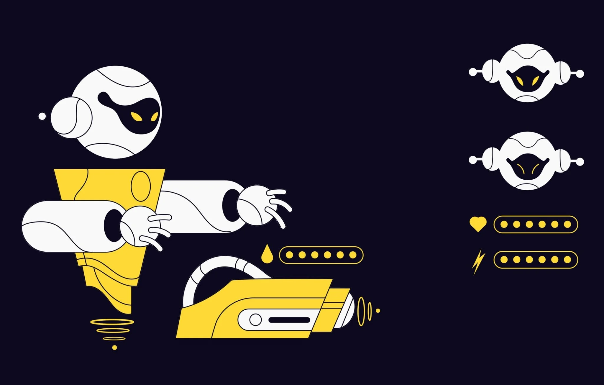 AI-Chatbot Illustration AI-Chatbot Illustration