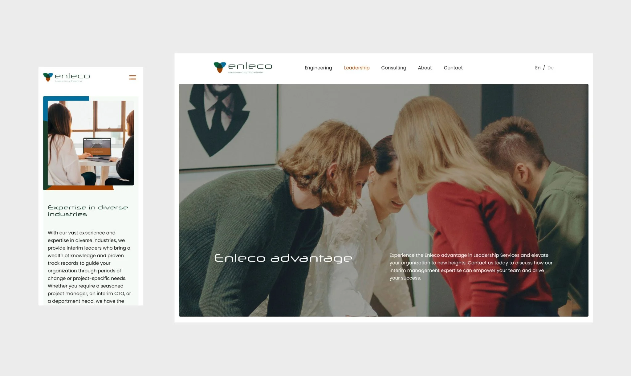 Website development for the Enleco | Case Studies Website development for the Enleco | Case Studies