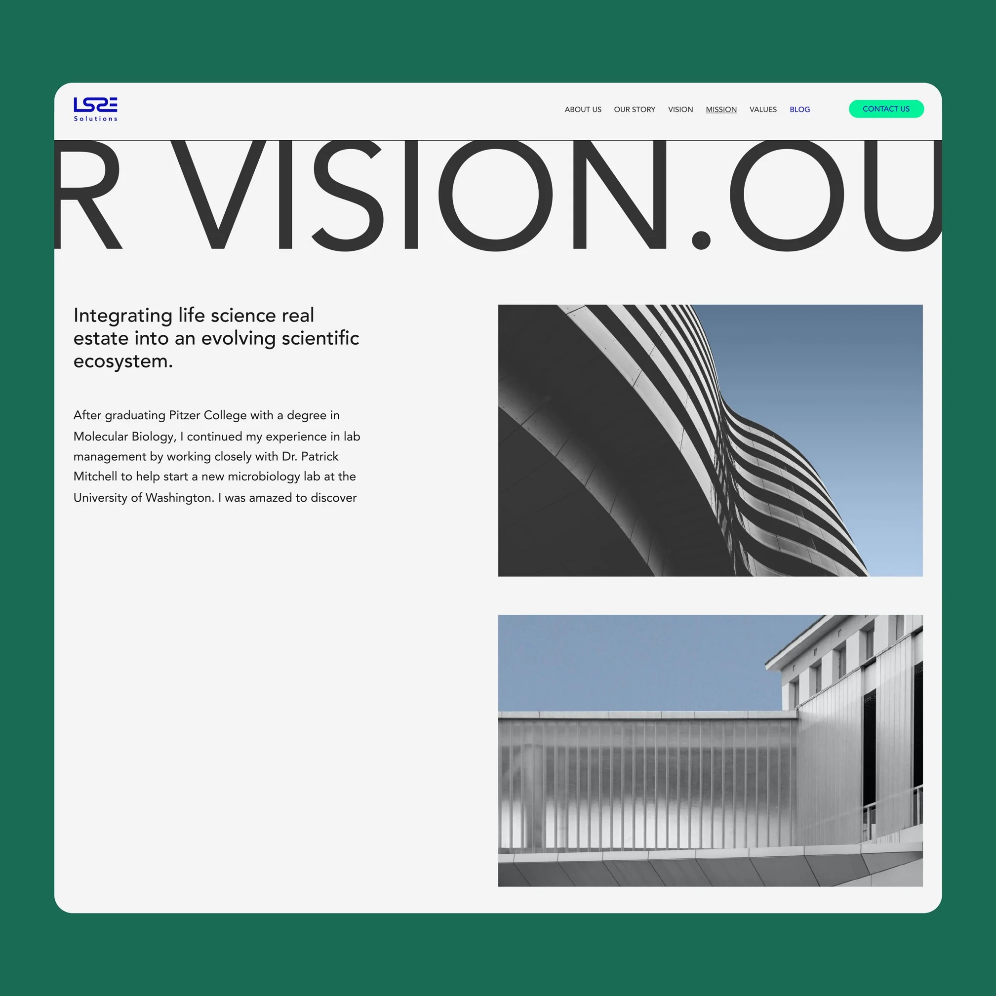 Website development for the LSRE Solution Website development for the LSRE Solution