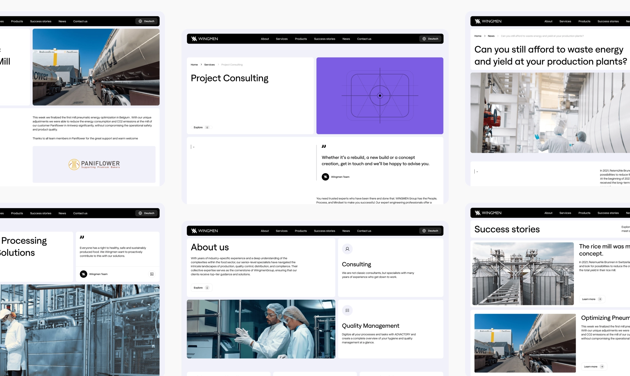 Wingmen Website Overview