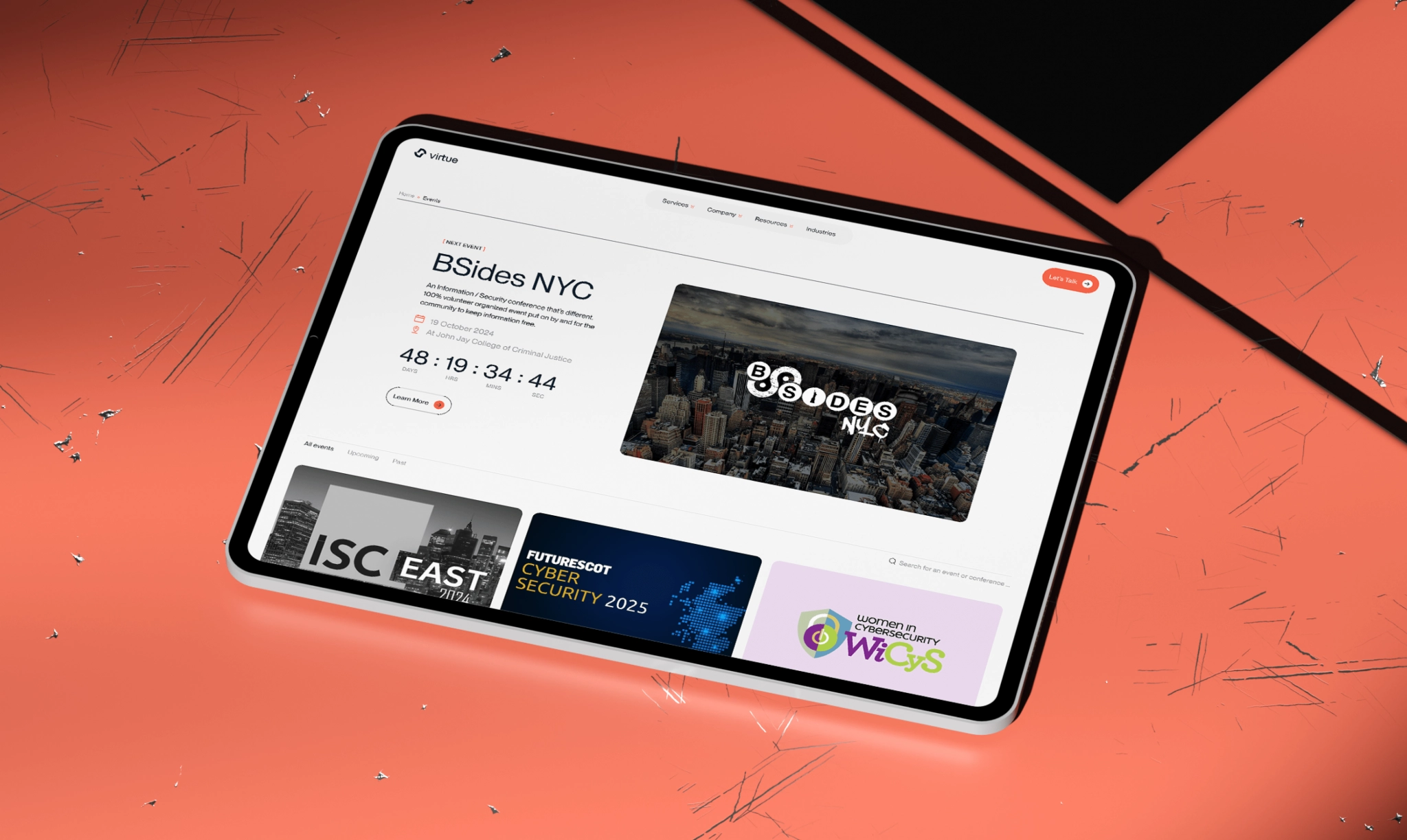 Cybersecurity Events Dashboard upcoming cybersecurity conferences and events