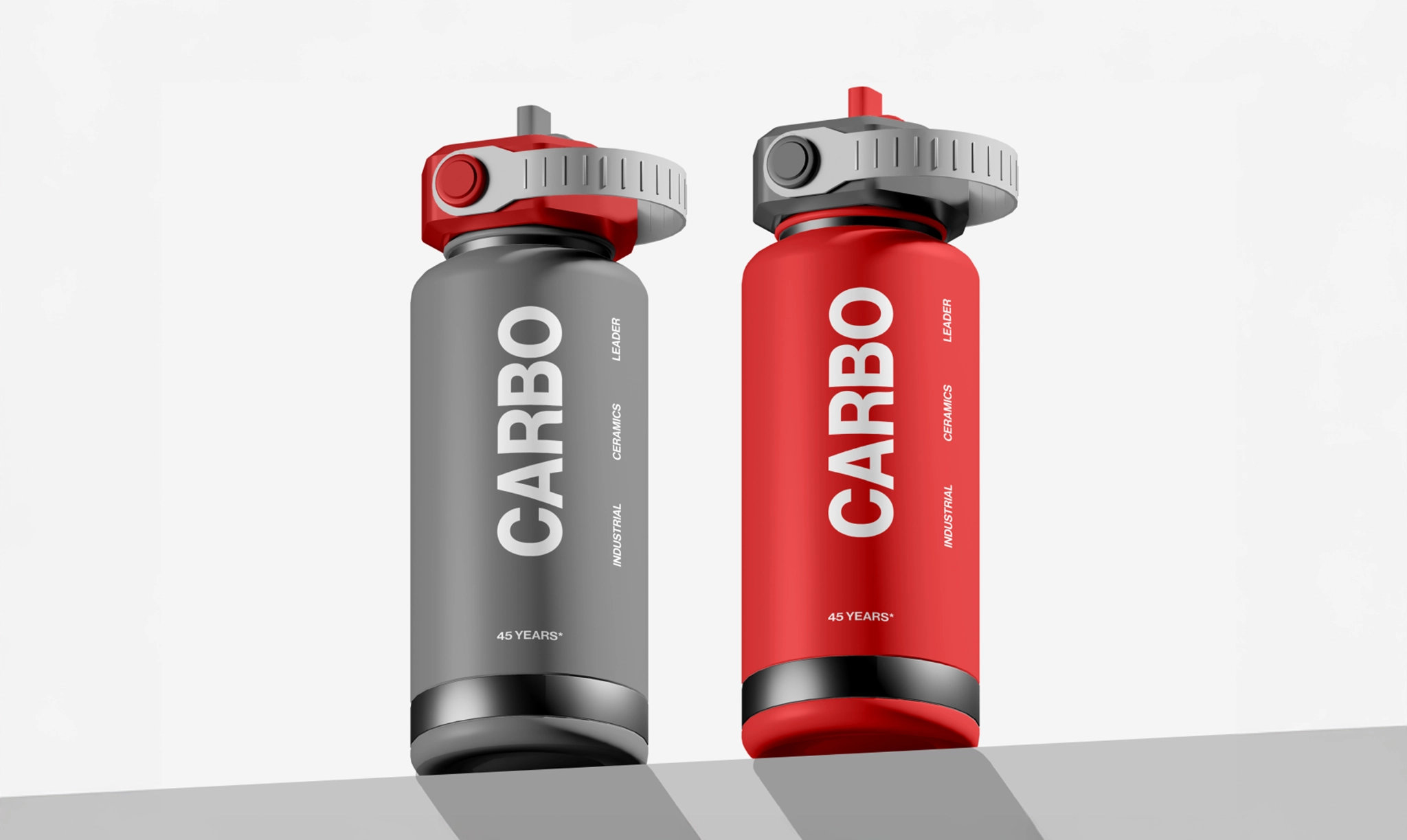 CARBO branded industrial bottles CARBO branded industrial bottles