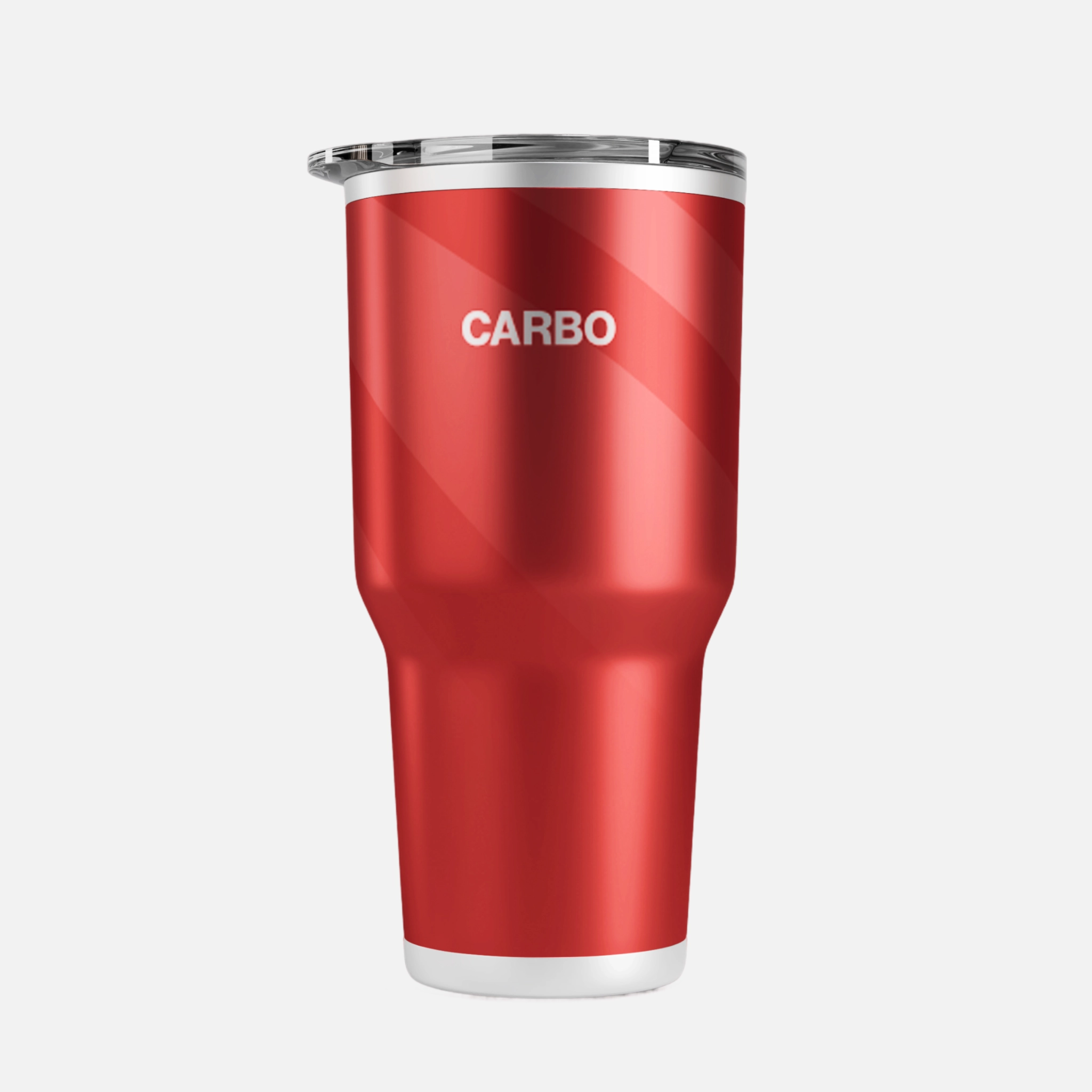 Stainless steel cup with branding
