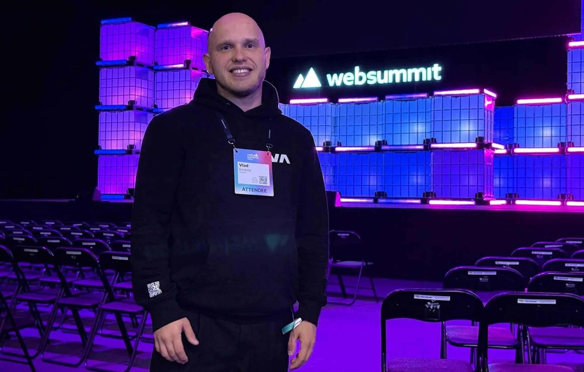 Web Summit attendee Person at Web Summit event