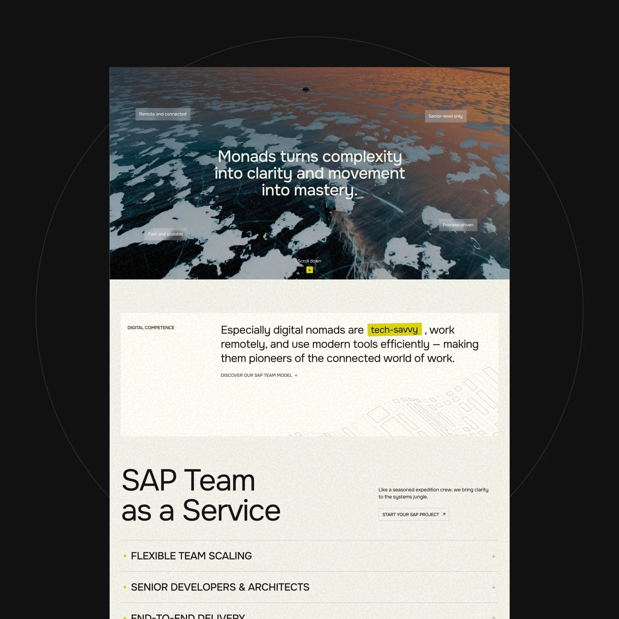 SAP digital transformation interface