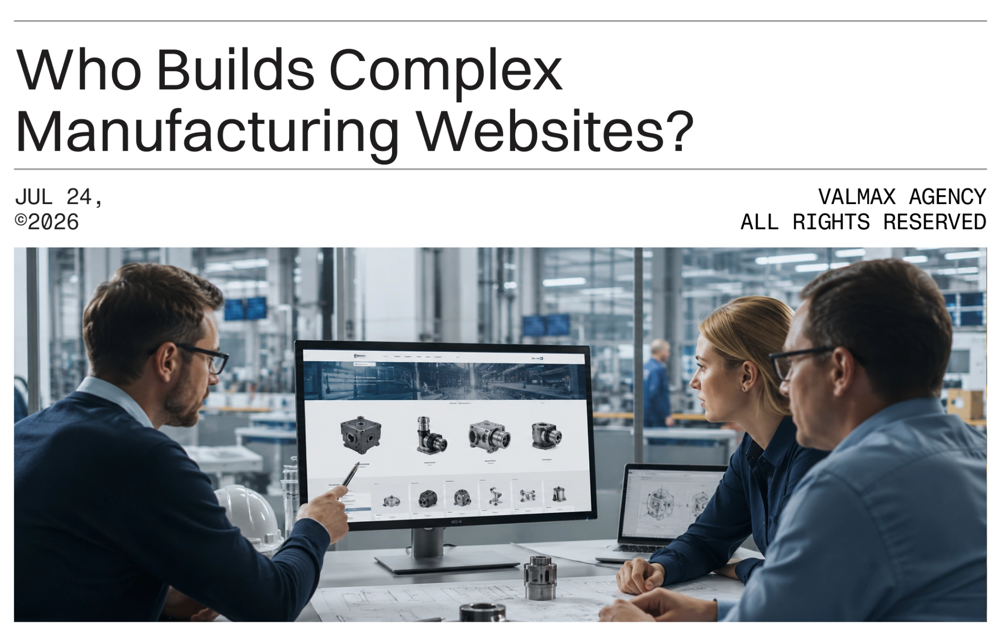 cover image Website Design for Complex Manufacturing Product Lines