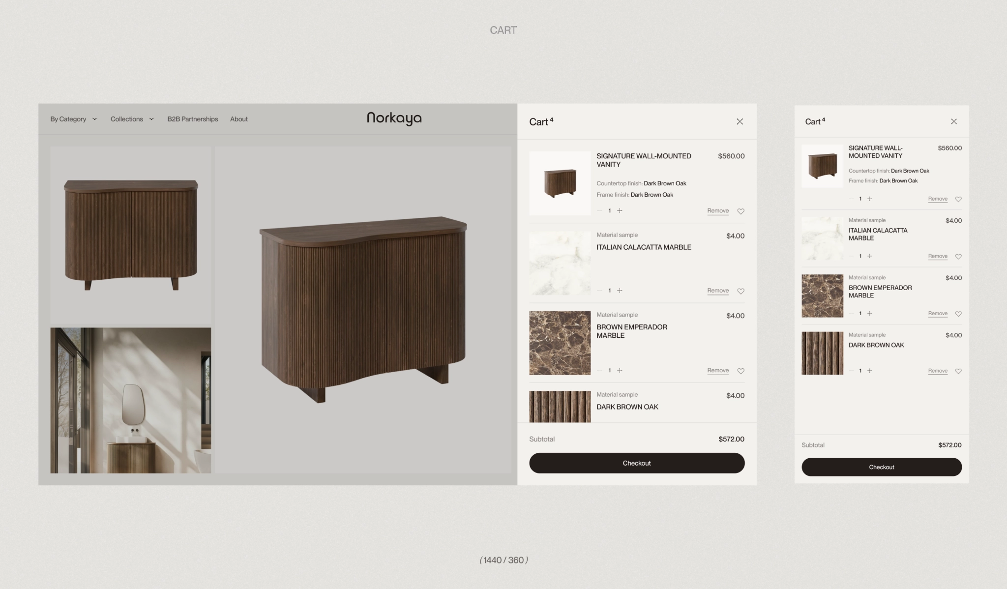 Desktop and Mobile Shopping Cart Design Desktop and Mobile Shopping Cart Design