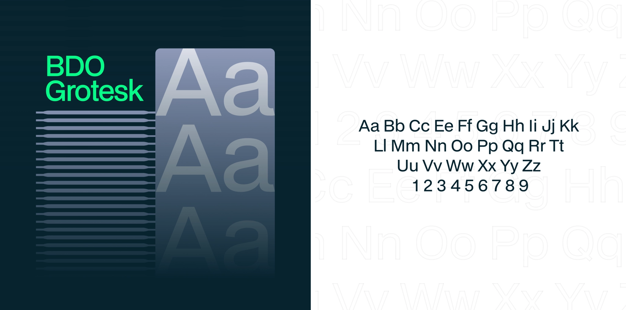 BDO Grotesk typography system used in Allegro Grey Consulting brand identity